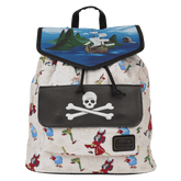 peter pan exclusive captain hook pirate ship drawstring full-size backpack