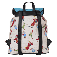 peter pan exclusive captain hook pirate ship drawstring full-size backpack