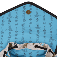 peter pan exclusive captain hook pirate ship drawstring full-size backpack