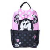 minnie mouse floral rock the dots full-size backpack