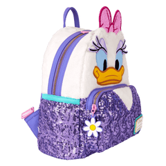 daisy duck 85th anniversary sequin plush cosplay mini backpack