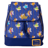 disney princess carousel all-over print drawstring mini backpack