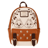 chip 'n' dale acorn quilted texture mini backpack