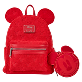 mickey mouse all-over print terry cloth mini backpack