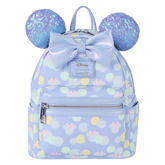 minnie mouse exclusive iridescent all-over print sequin ear mini backpack