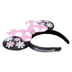 minnie mouse floral rock the dots ear headband