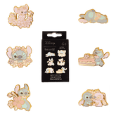 stitch & angel cherry blossom mystery box pin