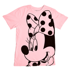minnie mouse floral rock the dots unisex tee