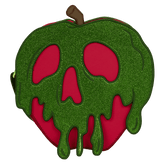 snow white and the seven dwarfs exclusive evil queen poison apple glitter crossbody bag