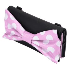 minnie mouse floral rock the dots clutch crossbody bag