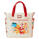 winnie the pooh & friends hearts convertible backpack & tote crossbody bag