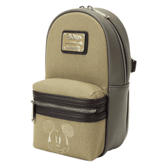 mickey & friends canvas drink holder crossbody bag