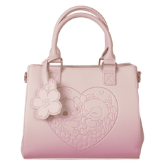 stitch & angel cherry blossom heart crossbody bag