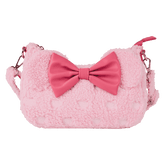 minnie mouse exclusive hearts strawberry scented sherpa crossbody bag