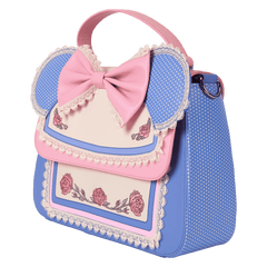 minnie mouse floral and lace crossbody bag