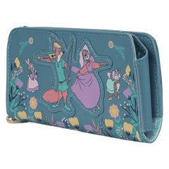 robin hood exclusive sherwood forest floral wristlet wallet