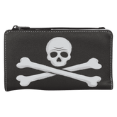 peter pan exclusive captain hook pirate skull flap wallet
