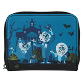 haunted mansion exclusive hitchhiking ghosts zip around wallet