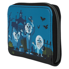 haunted mansion exclusive hitchhiking ghosts zip around wallet