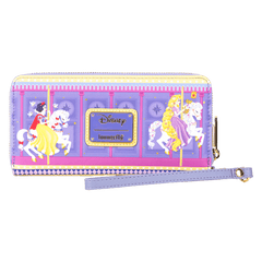disney princess exclusive carousel wristlet wallet