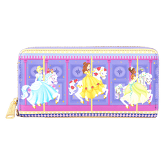 disney princess exclusive carousel wristlet wallet
