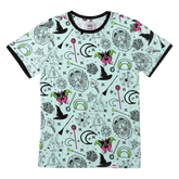 wicked elphaba & glinda all-over print unisex tee