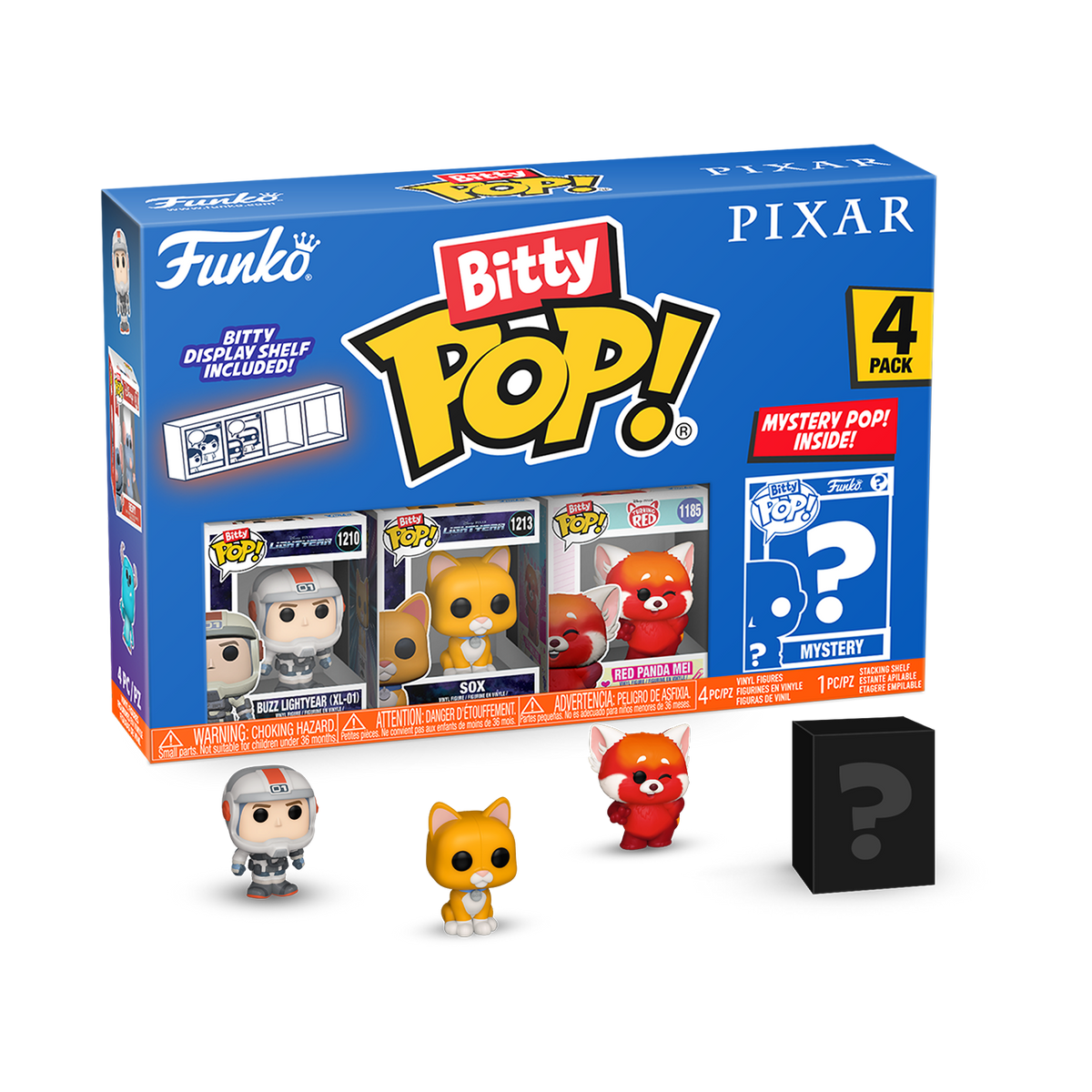 bitty pop! pixar 4-pack series 1
