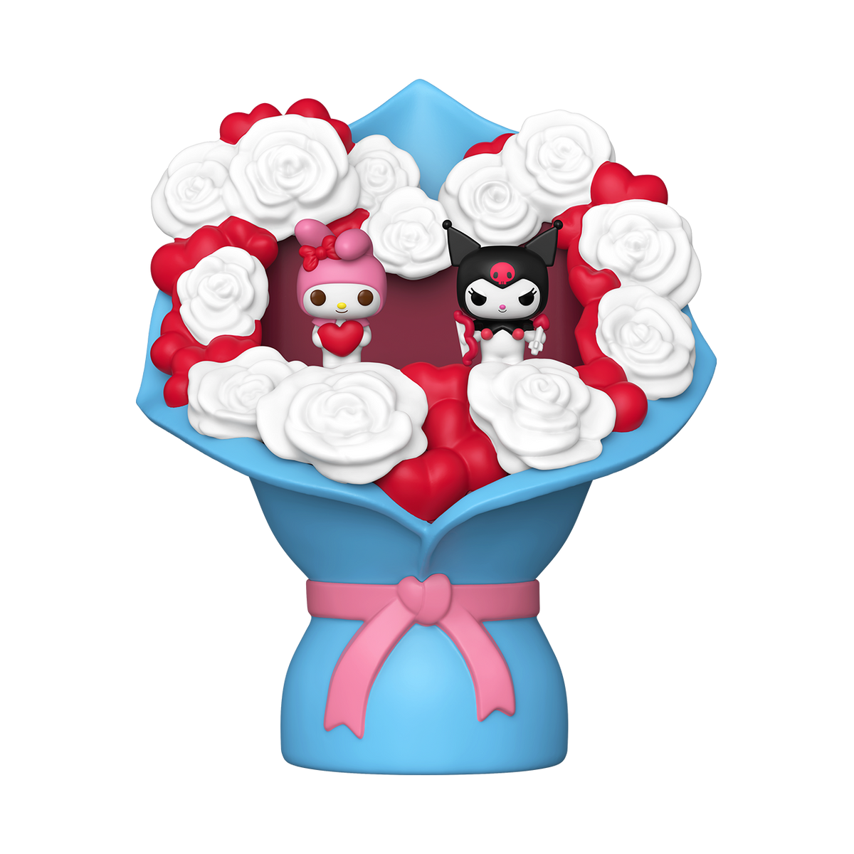 bitty pop! bouquet my melody & kuromi (valentine)