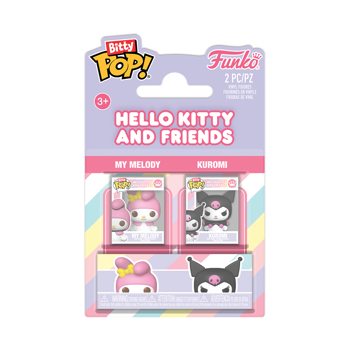 bitty pop! my melody & kuromi 2-pack