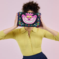 alice in wonderland cheshire cat tulgey wood crossbody bag