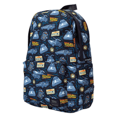 back to the future 40th anniversary all-over print full-size backpack