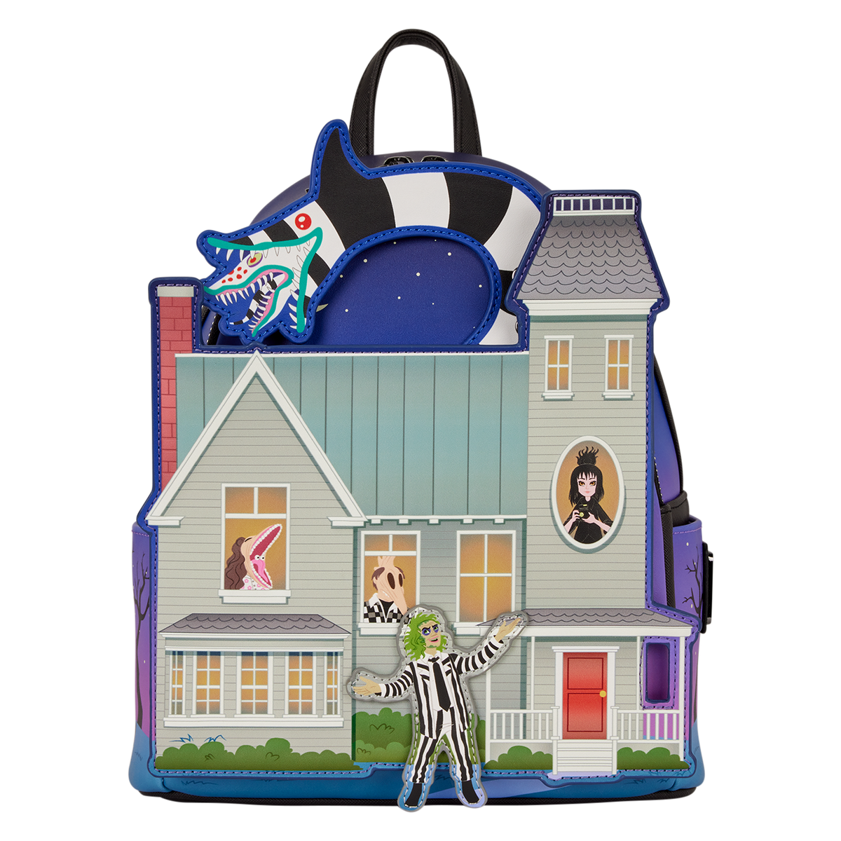 beetlejuice deetz house glow mini backpack