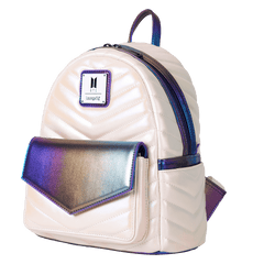 funko pop! by loungefly bts iridescent quilted mini backpack