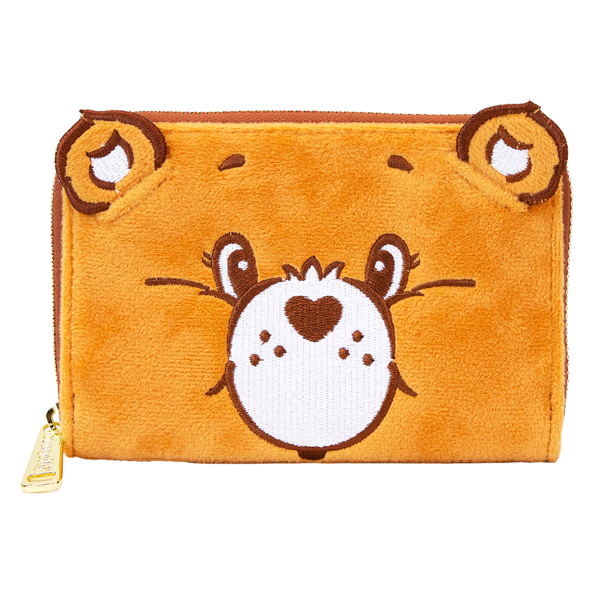 care bears exclusive tenderheart bear plush cosplay zip around wallet