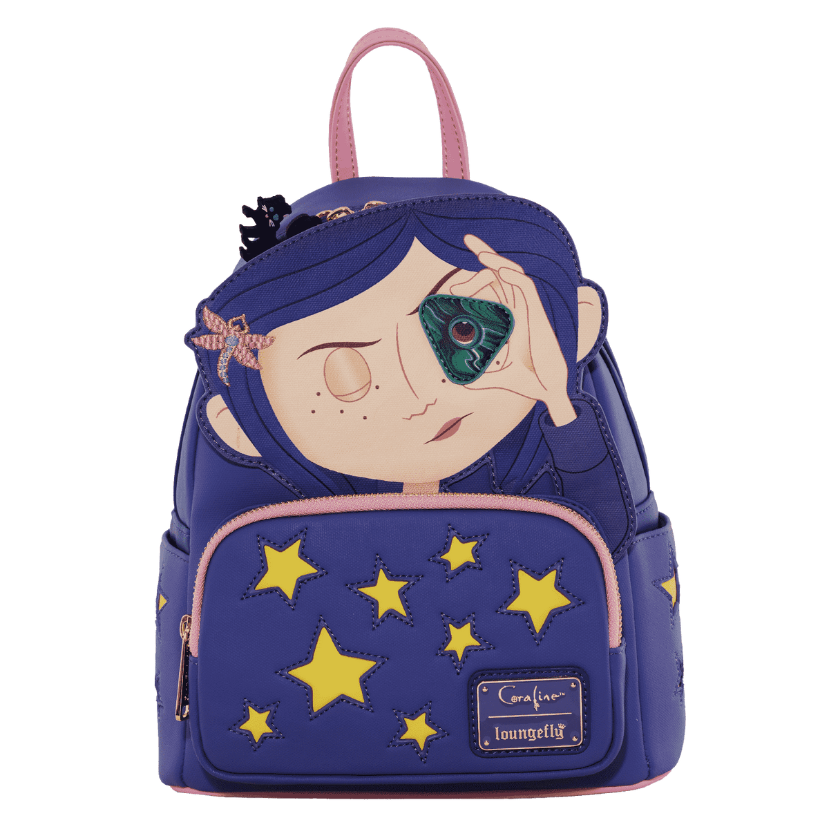 coraline stars cosplay mini backpack