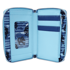 dragon ball exclusive goku & vegeta super saiyan blue glow zip around wallet