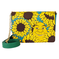 shrek & donkey sunflower field crossbody bag
