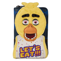 five nights at freddy's chica plush cosplay zip around wallet