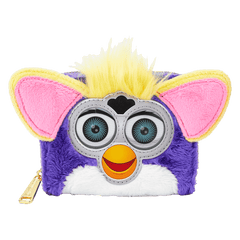 furby plush cosplay lenticular zip around wallet