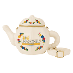 gilmore girls dragonfly inn figural teapot crossbody bag