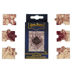 harry potter exclusive the marauder's map puzzle mystery box pin