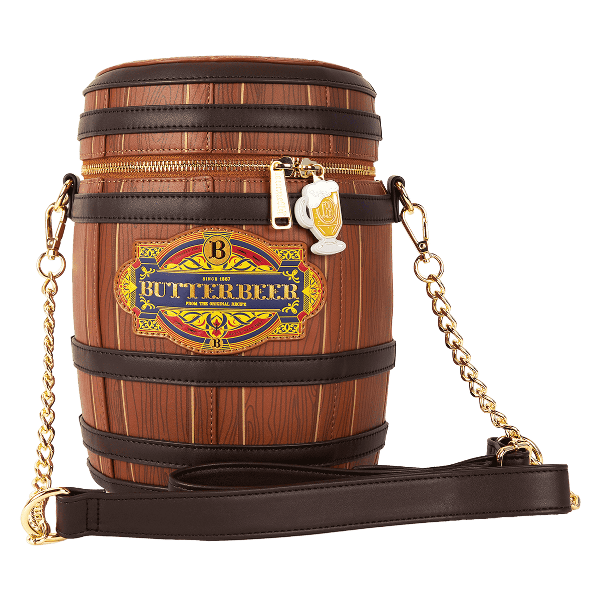 harry potter butterbeer barrel scented figural crossbody bag