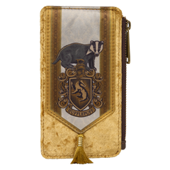 exclusive harry potter hufflepuff banner velvet card holder