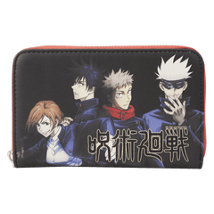jujutsu kaisen exclusive first years and gojo sensei zip around wallet
