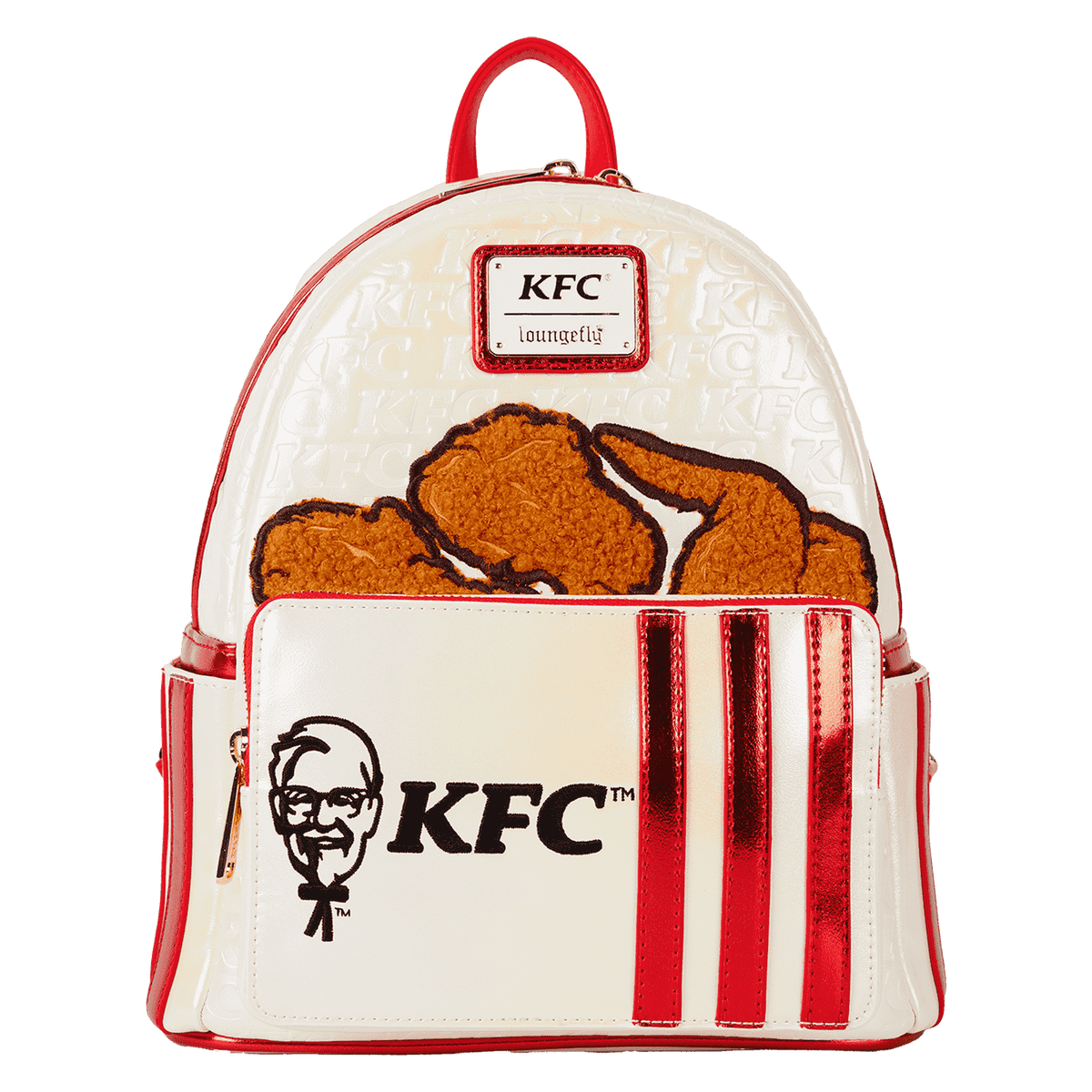 kfc chicken bucket sherpa mini backpack