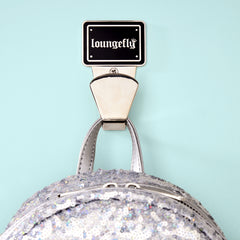 loungefly silver metal display wall hook