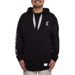 loungefly 25th anniversary logo black unisex hoodie