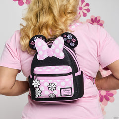 minnie mouse floral rock the dots mini backpack