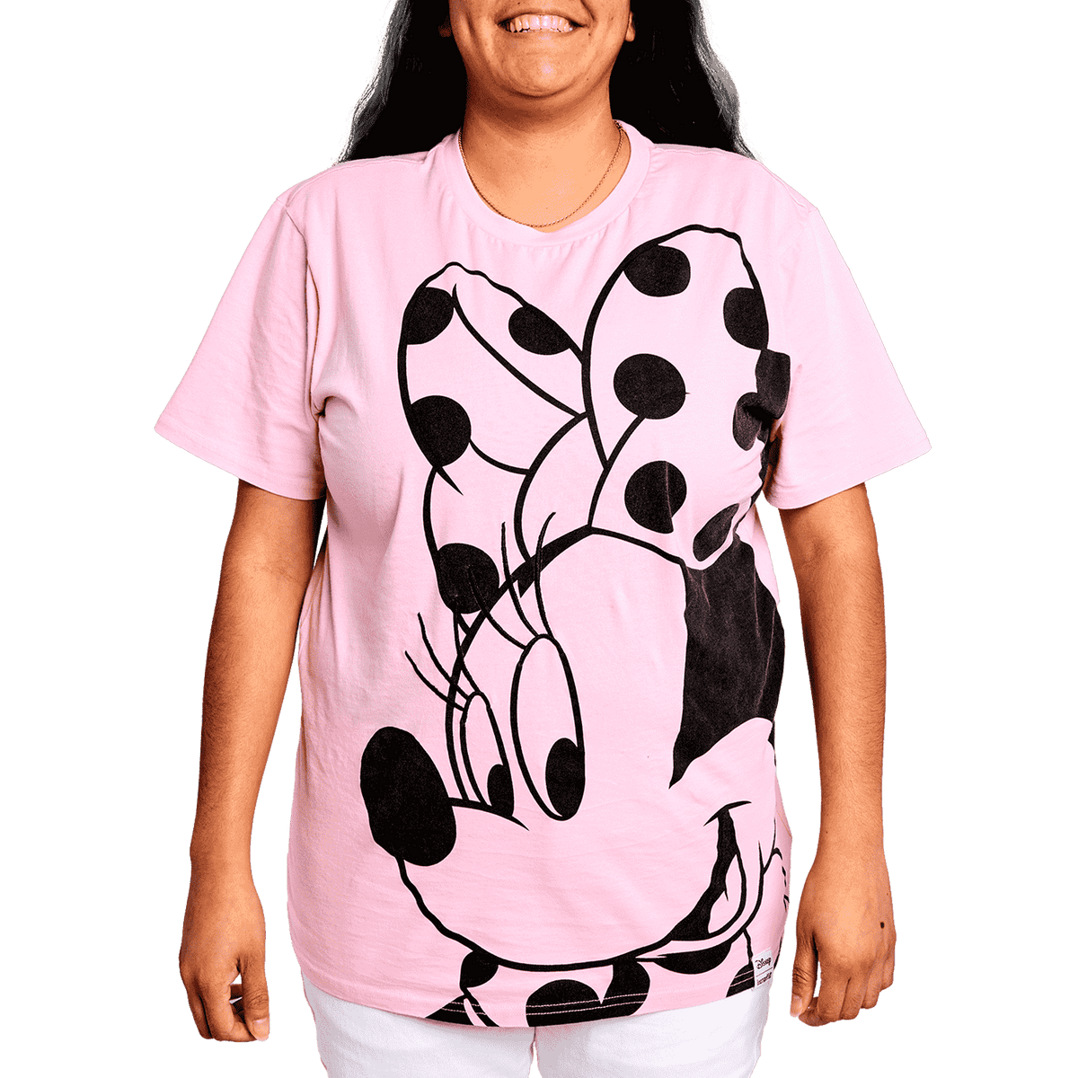 minnie mouse floral rock the dots unisex tee