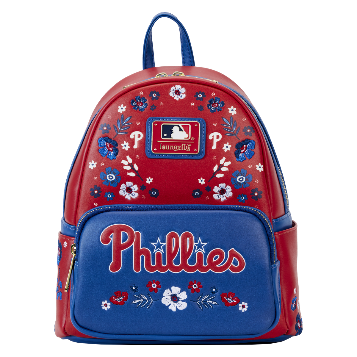mlb philadelphia phillies floral mini backpack